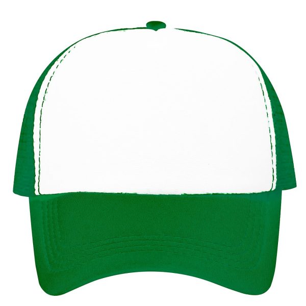 Czapka Moontex trucker 5P Kelly Green-White - obrazek 2