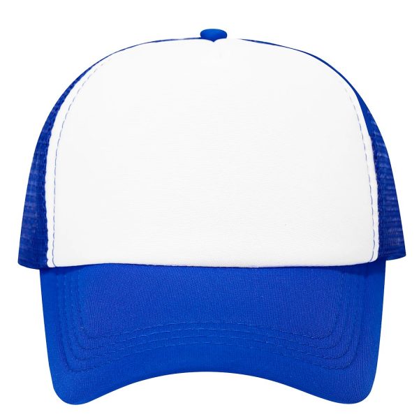 Czapka Moontex trucker 5P Royal Blue-White - obrazek 2
