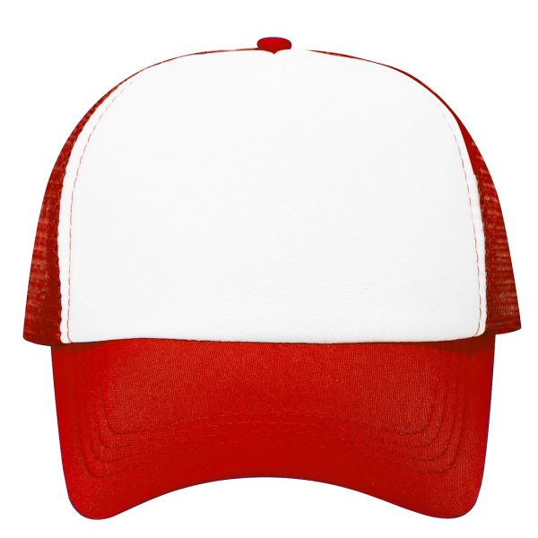 Czapka Moontex trucker 5P Red-White - obrazek 2