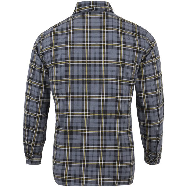 KOSZULA FLANELOWA SZARA S - obrazek 3