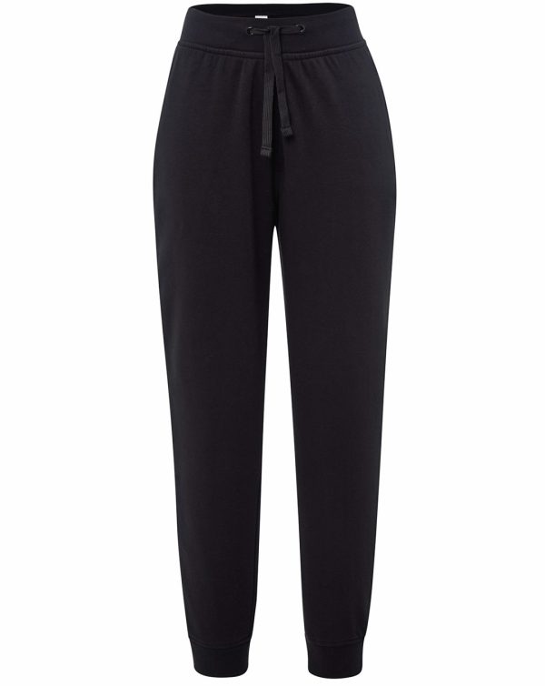 SW PANTS CUFF FRENCH TERRY 240 BK S - obrazek 3